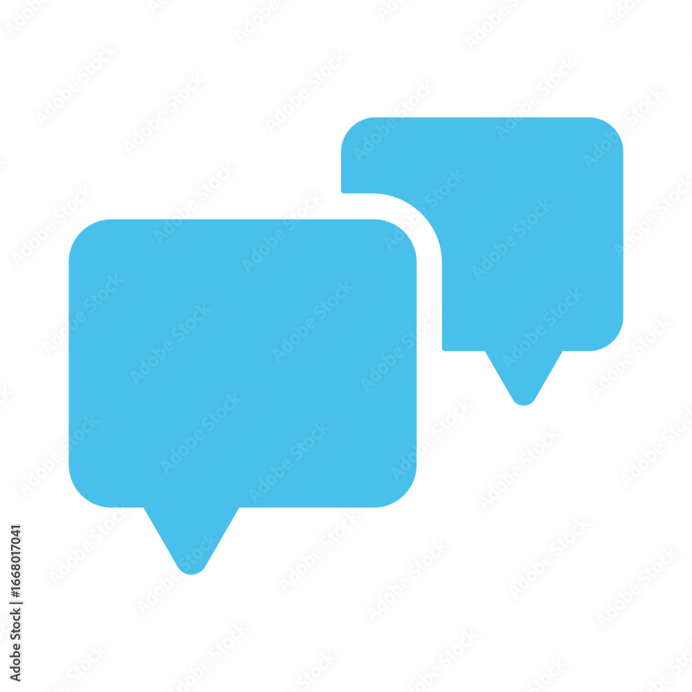 Poster comment icon speech bubble symbol. chat message icons - talk message. bubble chat icon. web vector i