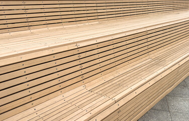 Bench background. Wooden garden bench