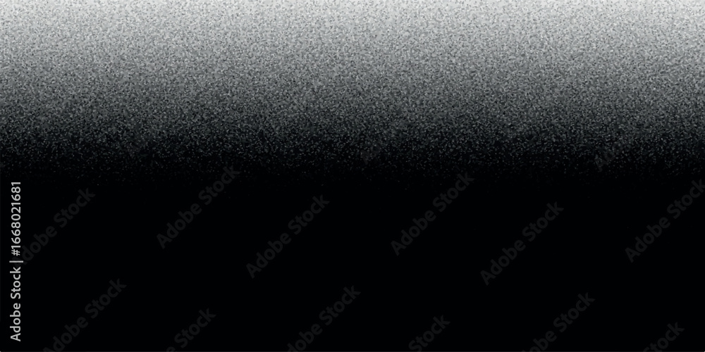 Aufkleber abstract grainy texture with a gradient from white to black, representing a digital noise or static 