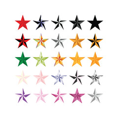 Rainbow illustrations victor designs