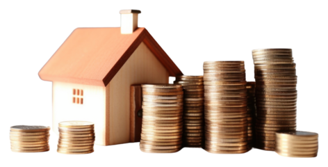 PNG A saving money concept coin investment savings.