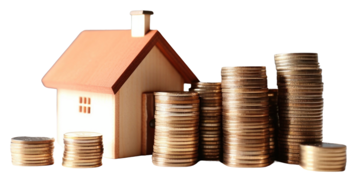 PNG A saving money concept coin investment savings.