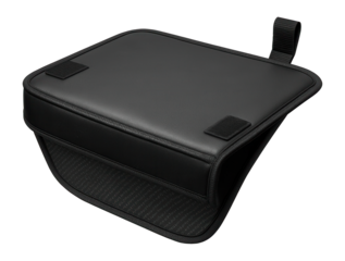 Vinyl car seat cover with anti-slip backing for pet transport