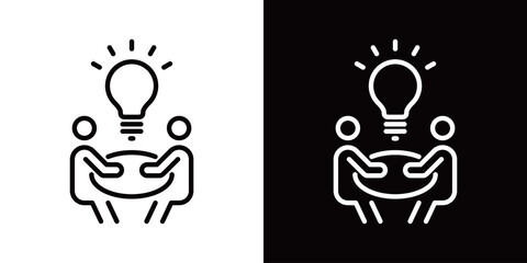 電球 アイデア 閃き ひらめき アイコン