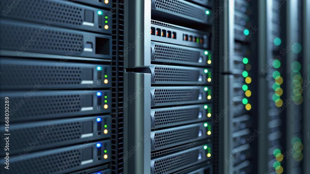 Poster ai support for remote teams enhances customer service with advanced server technology, blinking ligh