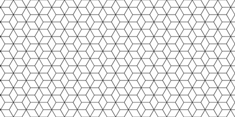 Fototapeta premium Vector grid line box and metal cube creative geometric fabric abstract tiles gradient web tech connection triangle diamond honeycomb hexagon art. 