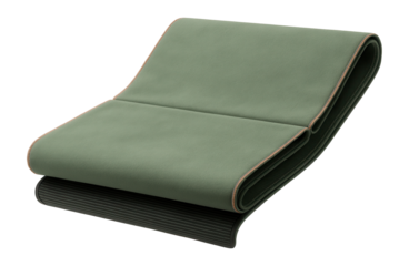 Foldable travel yoga mat with microfiber surface for outdoor sessions