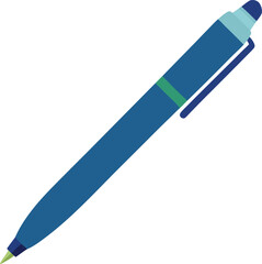 blue ballpoint pen