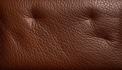 Naklejka premium Close-up of brown tufted leather