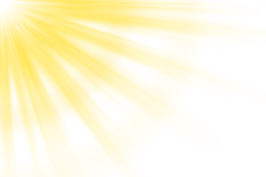 Realistic yellow sunlight lens flare transparent effect radiant sun rays warm glow glare bright sparkle light shine golden sunrise burst effect abstract background design