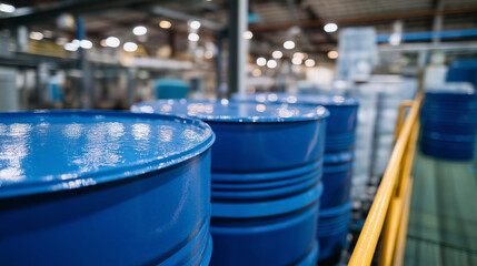 A pharmaceutical waste treatment facility safely processes and disposes of manufacturing byproducts. The modern, environmentally conscious facility ensures that all waste is handle