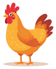 PNG Chicken animal poultry cartoon.