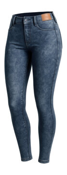 Acid wash jeggings with faux pocket detailing and belt loops