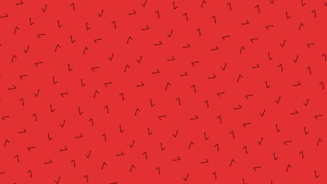 Red Triangles Growing Line Pattern Grid Background