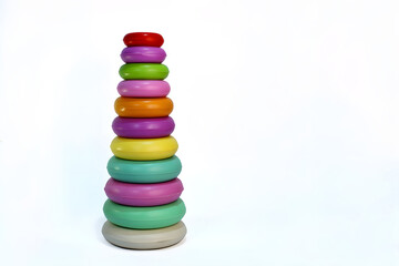 Colorful Plastic Stacking Toy for Kids | Mainan Susun Warna-warni untuk Anak