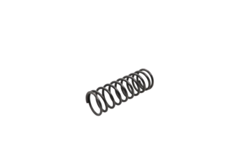 metal springs isolated on transparent background