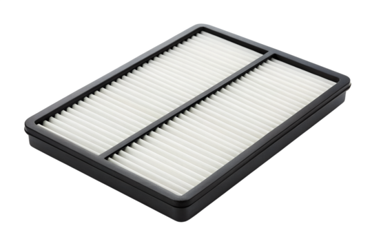 Air filter replacement component clean, efficient air intake for vehicle engine, maintaining optimal performance and air quality