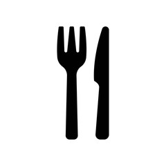 Cutlery Kitchen Utensil Fill Icon: Food and Dining