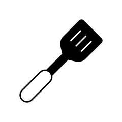 Spatula Kitchen Utensil Fill Icon: Cooking and Baking