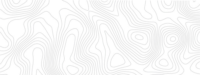 Fototapeta premium Detailed Sea Map with Geometric Lines and Topography, Featuring a Mounted Grid Pattern to Depict Area Space and Landscape Topos 