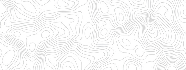 Seamless Grid Pattern Combining Topography, Technology Lines, and Discovery Areas Represented in Geometric Styles
