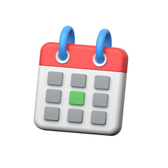 Naklejka na ściany i meble Academic calendar icon showing school schedule, events and holidays