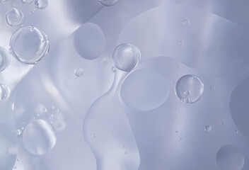 Abstract purple water bubbles background