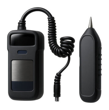 Wire tracer kit with a transmitter and receiver for identifying cable routes in complex installations.
