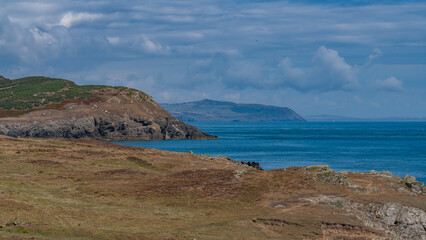 Views around Bardsey Island , Llyn Peninsula , North Wales , Uk