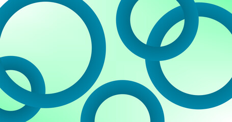 Gradient Abstract background with Gradient blue rings