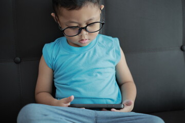 young man with laptop