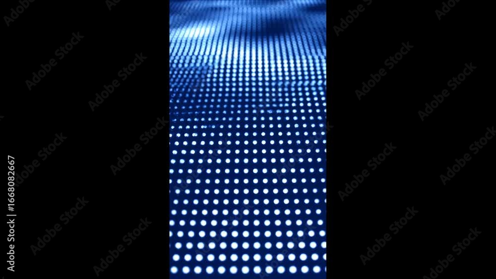 Poster Dynamic Blue Digital Patterns Displaying Abstract Technology Visuals in Modern Design, Vertical Orientation, High-Resolution Imagery
