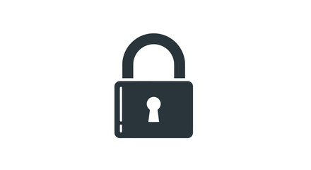 Digital padlock icon representing robust online security, data privacy, and secure access control for web platforms and confidential information protection