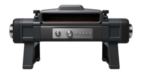 Wide-belt sander with adjustable speed settings for processing large wood panels in a factory.