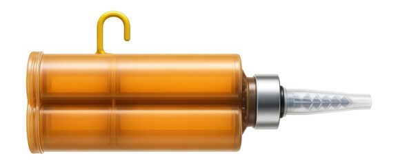 Fototapeta premium Heavy-duty chemical anchor cartridge for setting threaded rods in concrete.