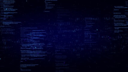 Futuristic digital landscape with abstract data mining visuals, advanced analytics, and high-tech cyberspace design for technology and AI concepts. - Powered by Adobe