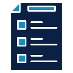 Obraz premium List Icon