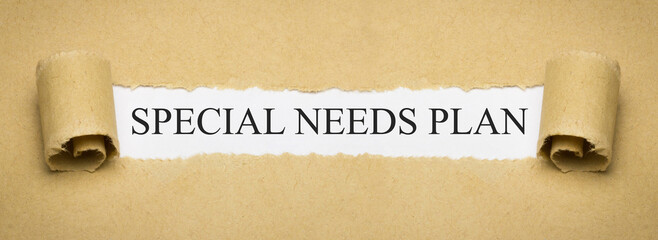 Special needs plan