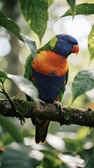 Tropical Bird Perched Gracefully in Natural Habitat