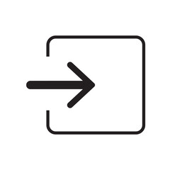 Inside icon set, Illustration, Black