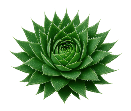 Aloe aristata with spiral rosette and soft, white-spined leaf margins