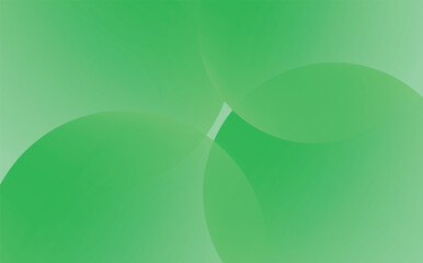 Abstract green gradient background with overlapping circular shapes and smooth color transitions, modern minimalist template design for digital artwork, web graphics, banners, posters, and creative pr