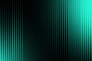 Illustration of abstract vertical lines with a gradient of teal and black, creating a futuristic and modern background