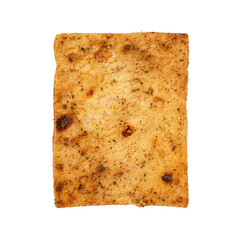 Nacho chips texture. Tortilla chips. Taco chips. Close up. Food background. Tasty snack. Crispy corn chips isolated on white background. Gluten free crackers