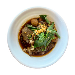 thai noodle with pork