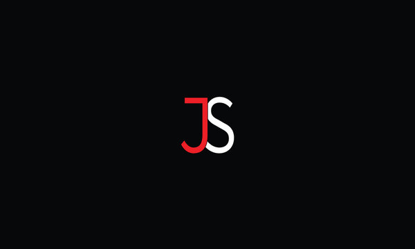 SJ, JS, S ,J Abstract Letter Logo Monogram