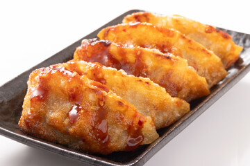 揚げギョウザ　ヤンニョムたれ