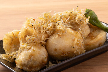 揚げ里芋　柚子胡椒じゃこ