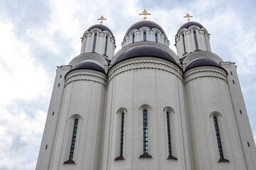 Temple of the Icon God Mother church cathedral Minsk Belarus.