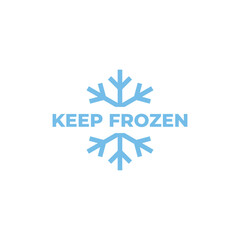 Keep Frozen Food Product Simple Snowflake